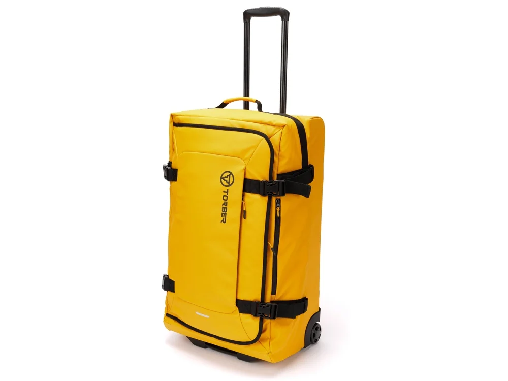 Сумка на колесах «MOBI», 81 л, желтый, L