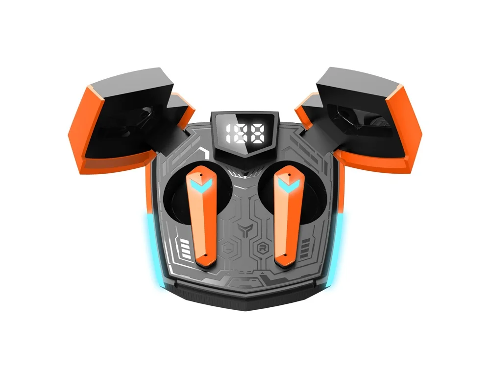 Наушники беспроводные игровые GTWS-2 оранжевый - фото 2