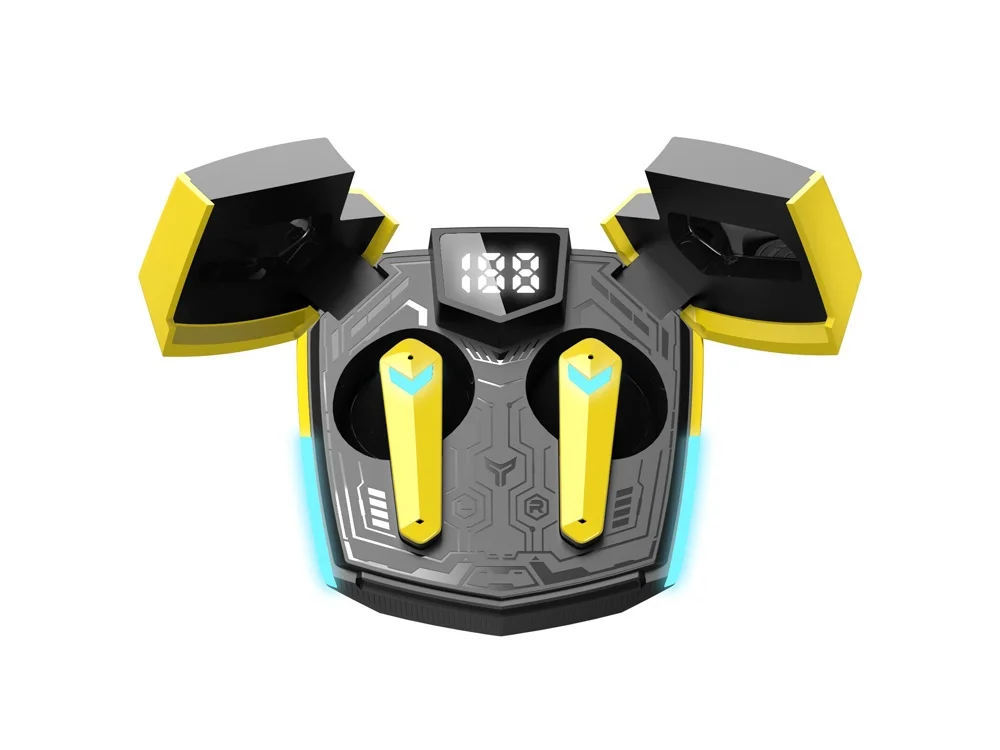 Наушники беспроводные игровые GTWS-2 желтый - фото 2