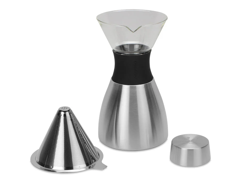 Кофеварка POUR OVER серебристый/черный 1000 мл - фото 2