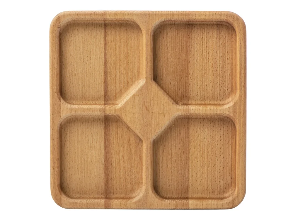 Менажница квадратная «Snacks», коричневый - фото 3