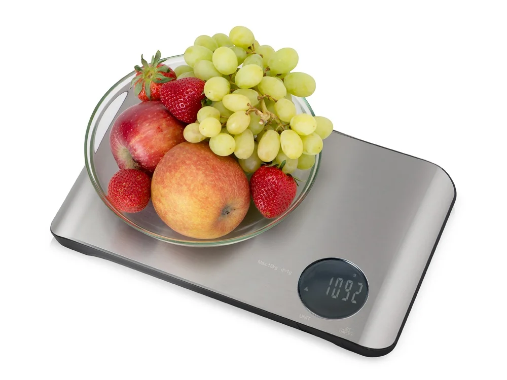 Стальные кухонные весы Precision черный/серебристый - фото 2