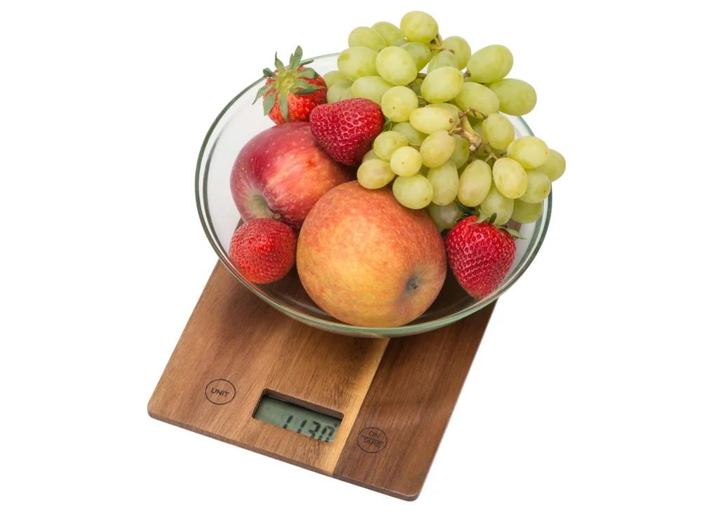 Кухонные весы из акации Home Chef коричневый - фото 2