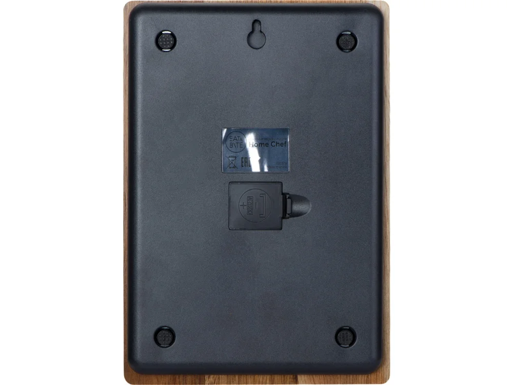 Кухонные весы из акации Home Chef коричневый - фото 5