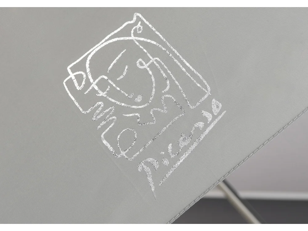 Зонт Picau c трафаретной печатью фольгой серый - фото 2