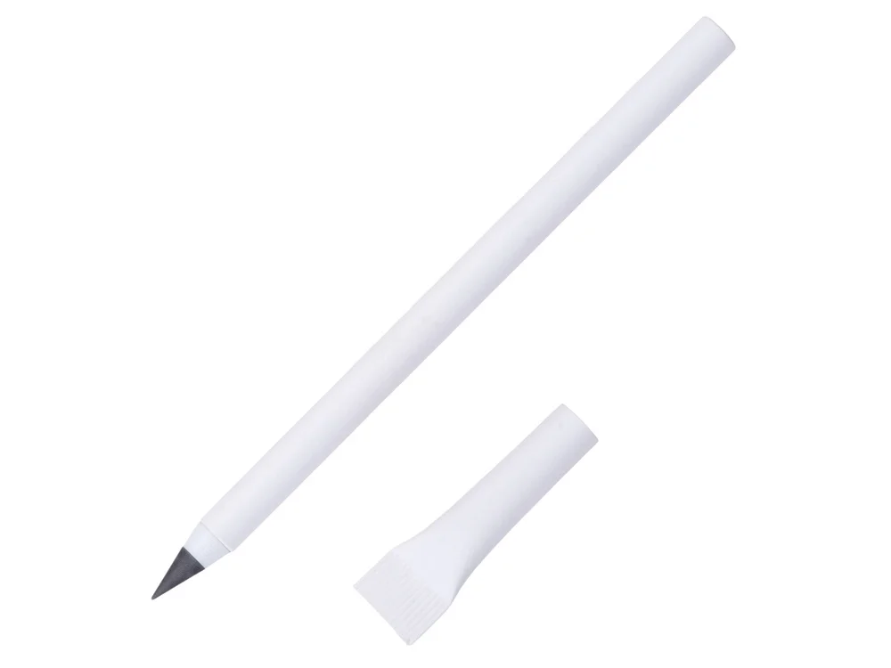 Вечный карандаш из переработанной бумаги Recycled pencil белый - фото 1