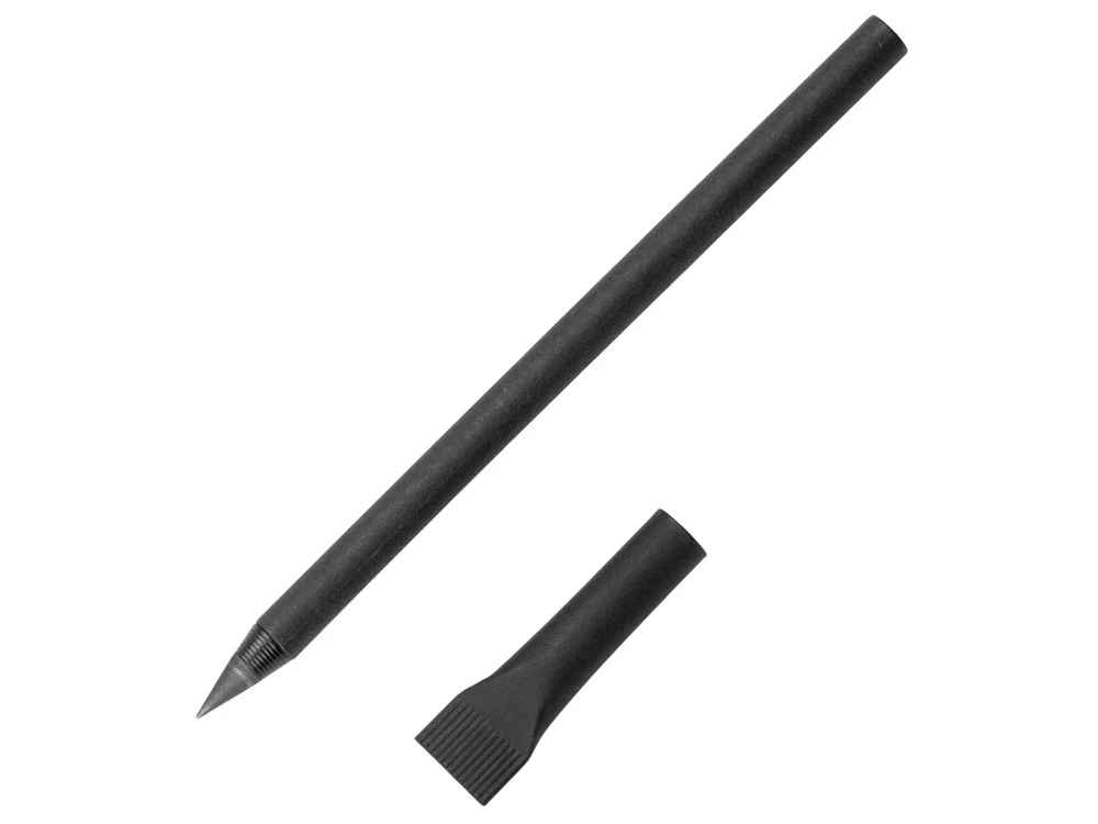 Вечный карандаш из переработанной бумаги Recycled pencil черный - фото 1
