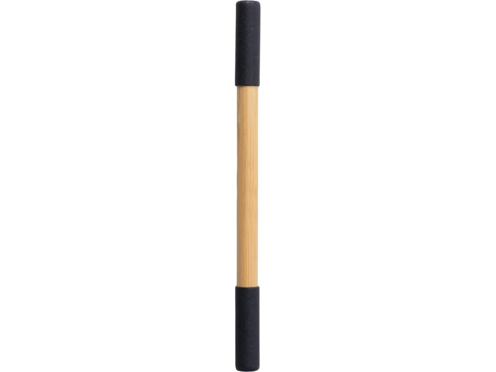 Вечный карандаш и ручка из бамбука Black bamboo натуральный черный - фото 3