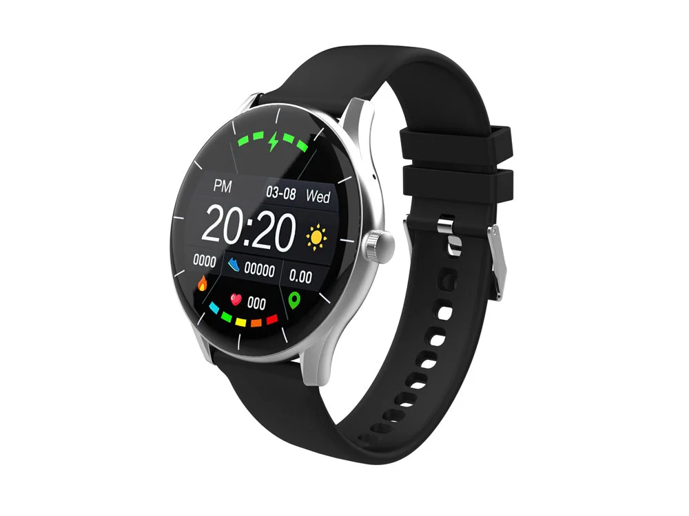 Смарт-часы IoT Watch GT черный красный - фото 1