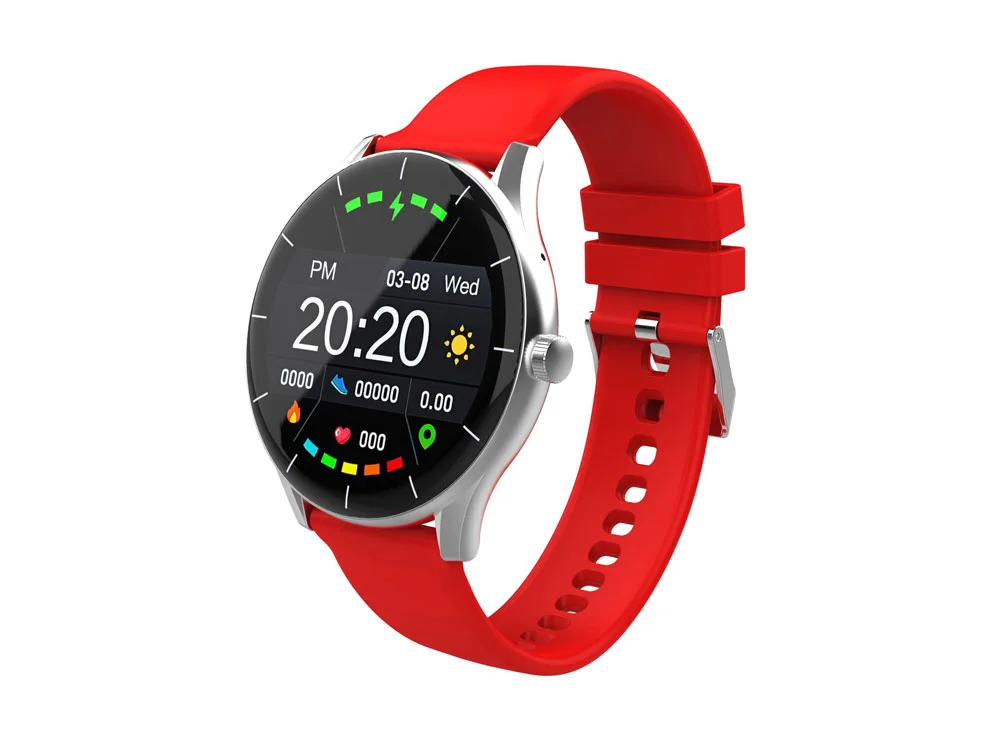 Смарт-часы IoT Watch GT черный красный - фото 5