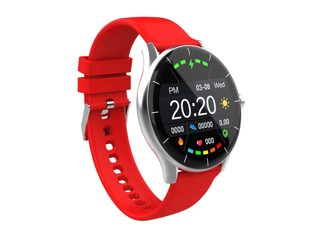 Смарт-часы IoT Watch GT черный красный - фото 7