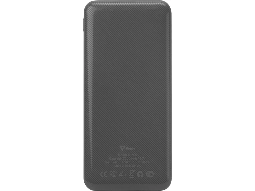 Внешний аккумулятор Mini-5 5000 mAh серый - фото 5