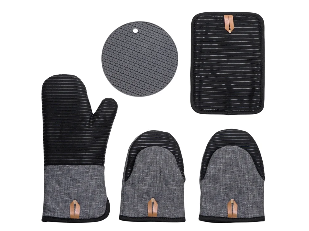 Набор кухонных прихваток Heat Huggers темно-серый