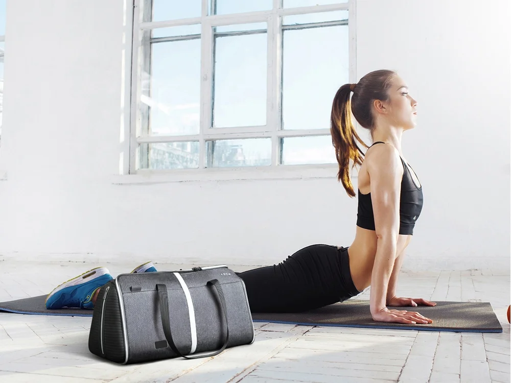 Антикражная спортивная сумка FlexPack Gym серый - фото 16