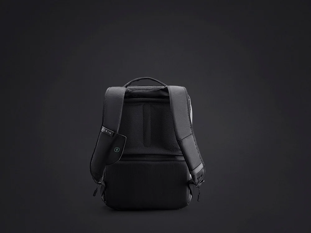 Водостойкий антикражный рюкзак Clickpack для ноутбука 15.6 черный - фото 21