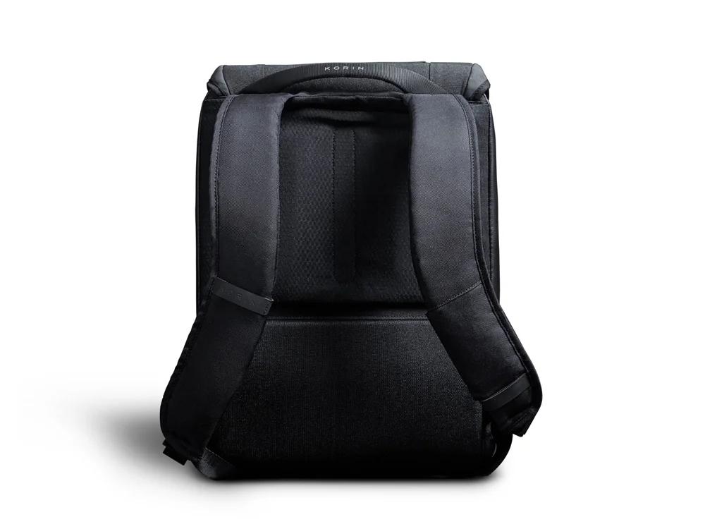 Водостойкий антикражный рюкзак Clickpack для ноутбука 15.6 черный - фото 5