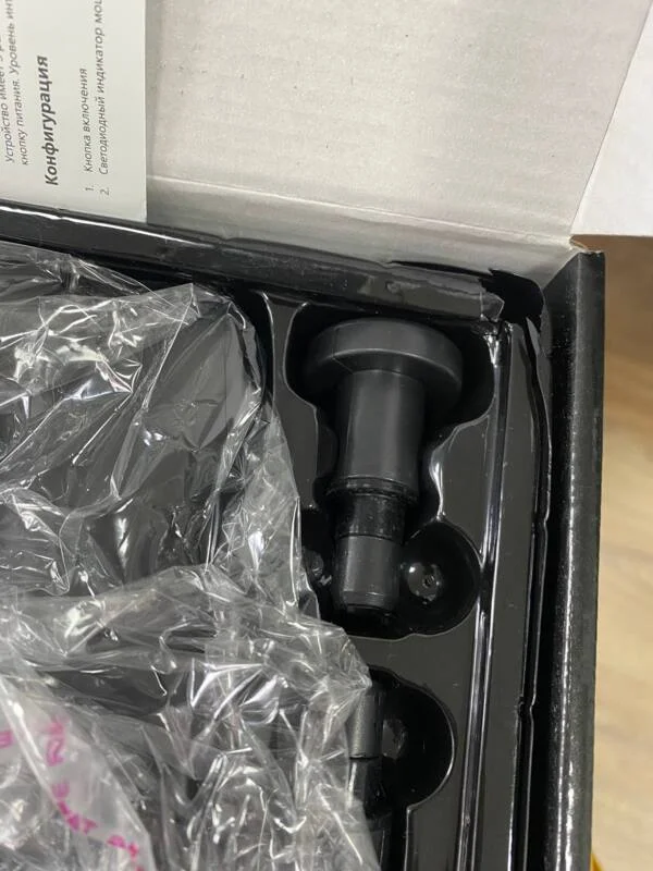 Перкуссионный массажер для тела Matt черный - фото 13