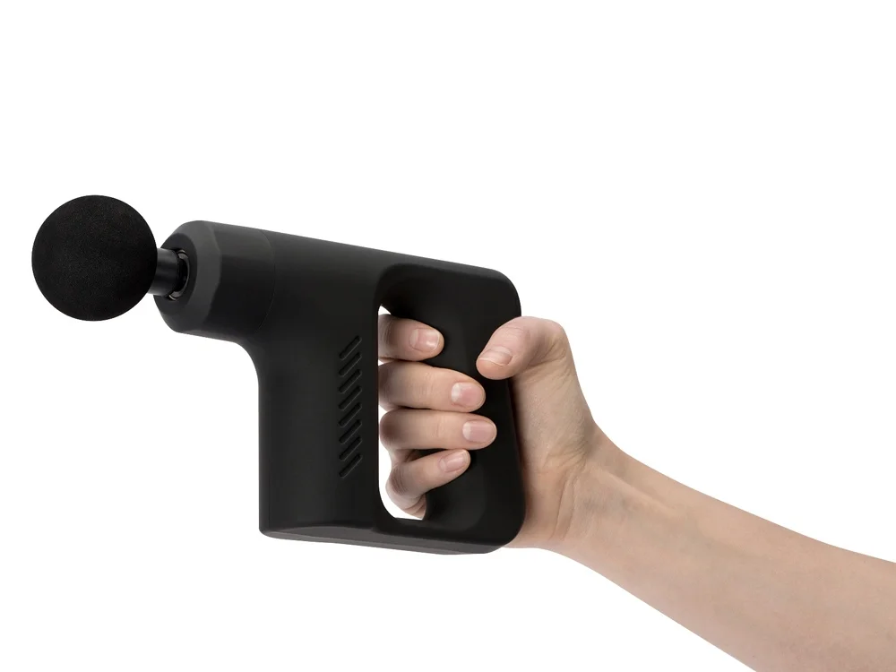 Перкуссионный массажер для тела Matt черный - фото 2