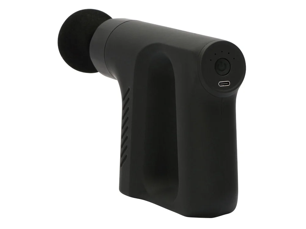 Перкуссионный массажер для тела Matt черный - фото 6