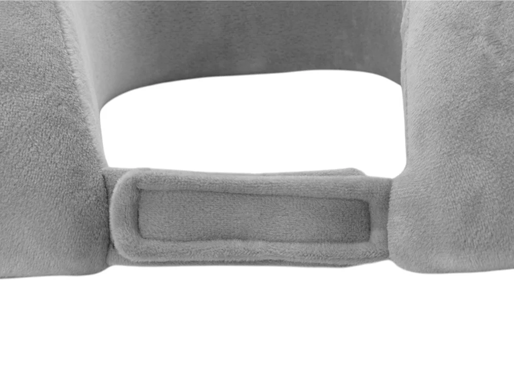 Подушка с эффектом памяти и вшитым чехлом Stash & Snooze серый - фото 4