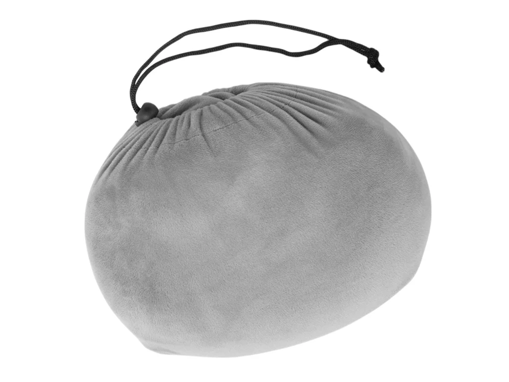 Подушка с эффектом памяти и вшитым чехлом Stash & Snooze серый - фото 5