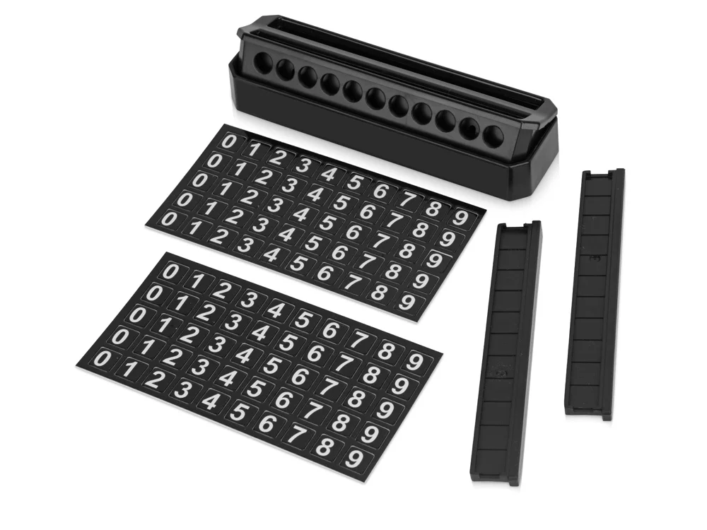 Табличка Tempark с номером телефона для временной парковки черный - фото 4