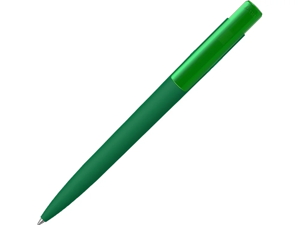 Ручка шариковая RECYCLED PET PEN PRO K transparent GUM soft-touch зеленый - фото 1