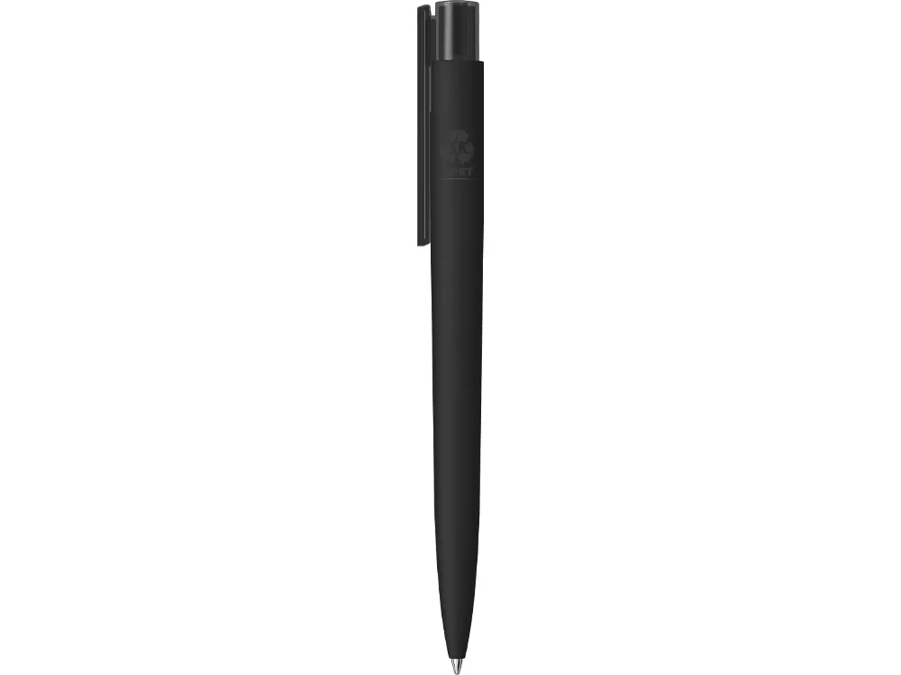 Ручка шариковая RECYCLED PET PEN PRO K transparent GUM soft-touch черный - фото 2