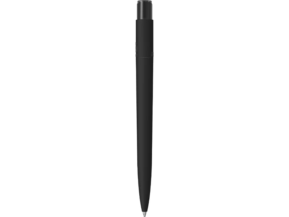 Ручка шариковая RECYCLED PET PEN PRO K transparent GUM soft-touch черный - фото 3