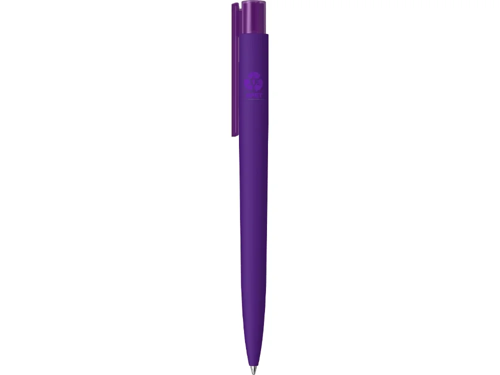 Ручка шариковая RECYCLED PET PEN PRO K transparent GUM soft-touch фиолетовый - фото 3
