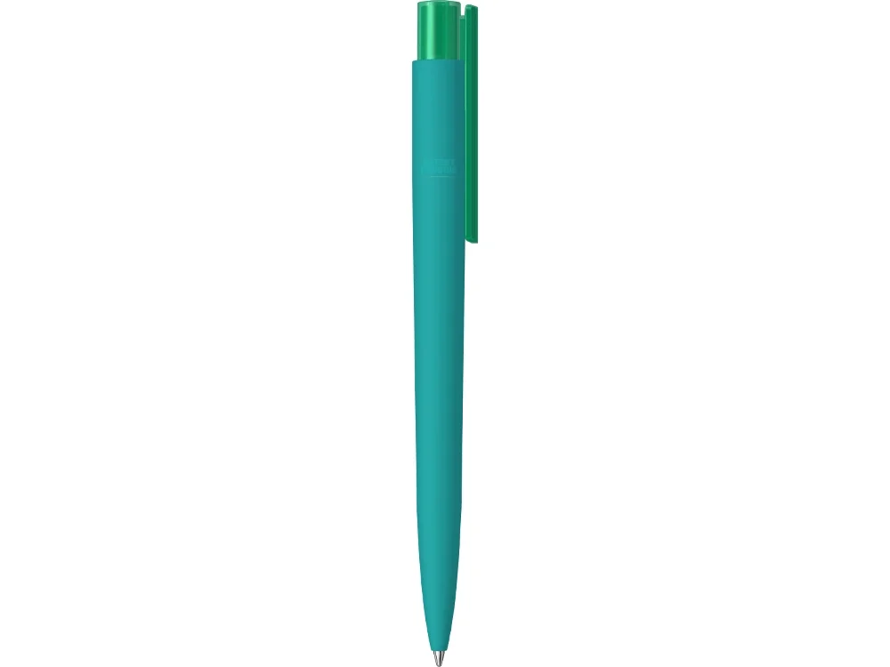 Ручка шариковая RECYCLED PET PEN PRO K transparent GUM soft-touch бирюзовый - фото 3