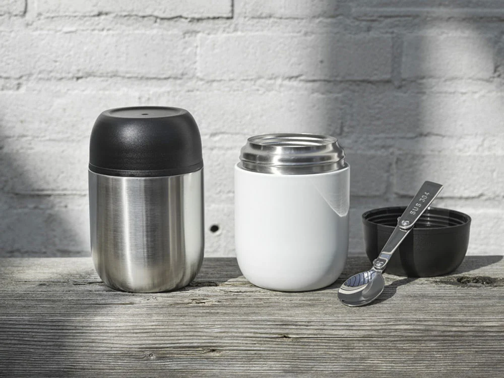 Ланч-бокс с двойными стенками Supo серебристый 480 мл - фото 7