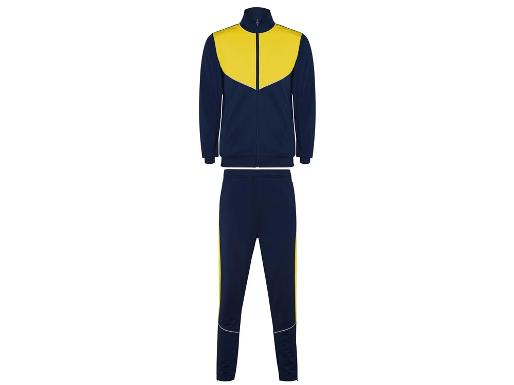 Спортивный костюм Evans мужской синий нэйви/желтый XL