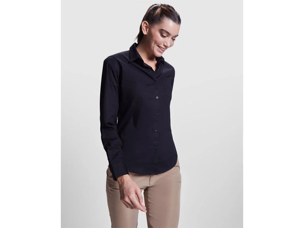 Рубашка Moscu женская черный M - фото 6