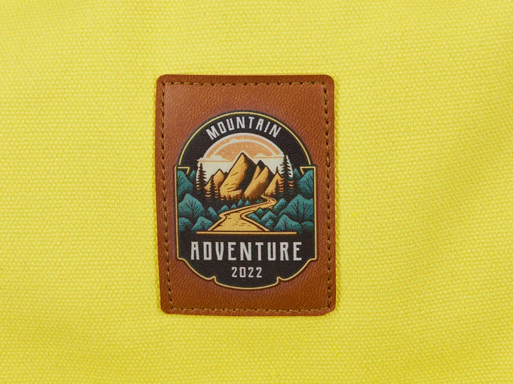 Рюкзак Shammy для ноутбука 15 с патчем желтый - фото 2