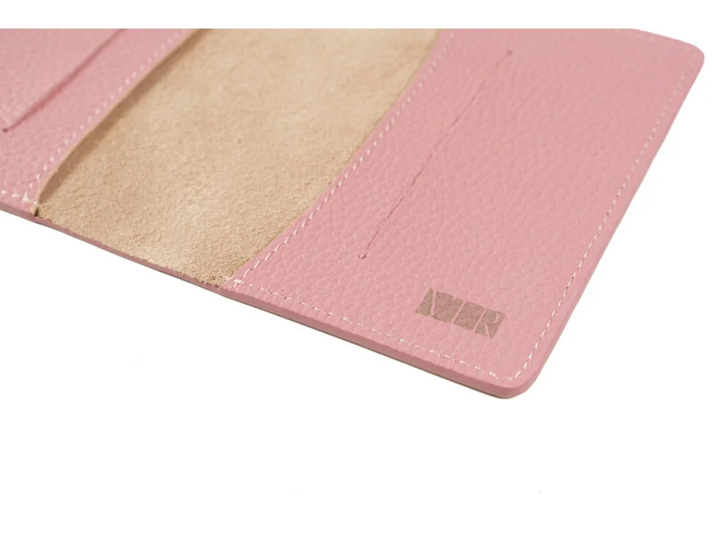 Обложка для паспорта Valerie Concept бежевый/розовый - фото 4