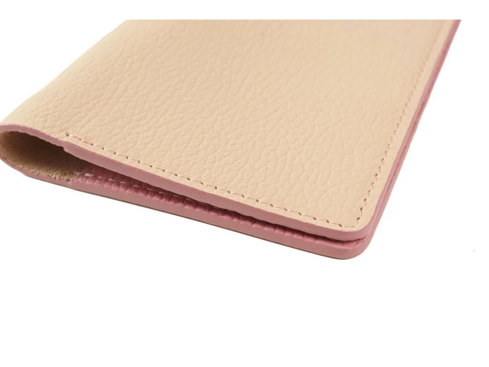 Обложка для паспорта Valerie Concept бежевый/розовый - фото 5