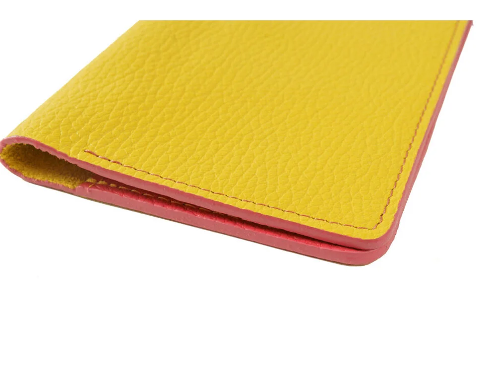 Обложка для паспорта Valerie Concept желтый/красный - фото 5