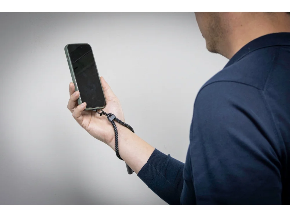 Ремешок-держатель для телефона с зарядным кабелем USB-C- USB-C Lany Wristband Charge Eco серый - фото 21