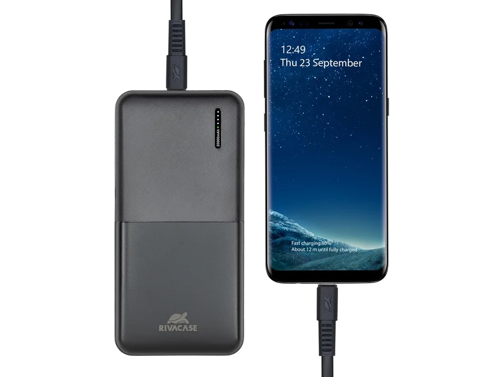 Внешний аккумулятор с быстрой зарядкой VA2571 20000 mAh черный - фото 10