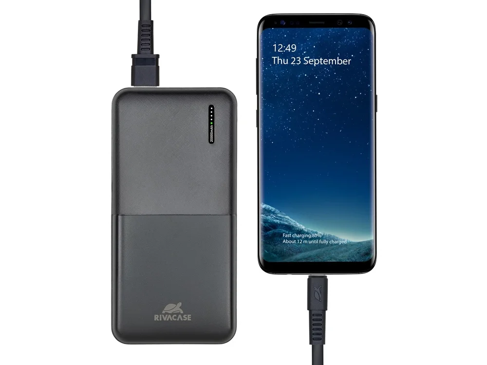 Внешний аккумулятор с быстрой зарядкой VA2571 20000 mAh черный - фото 9