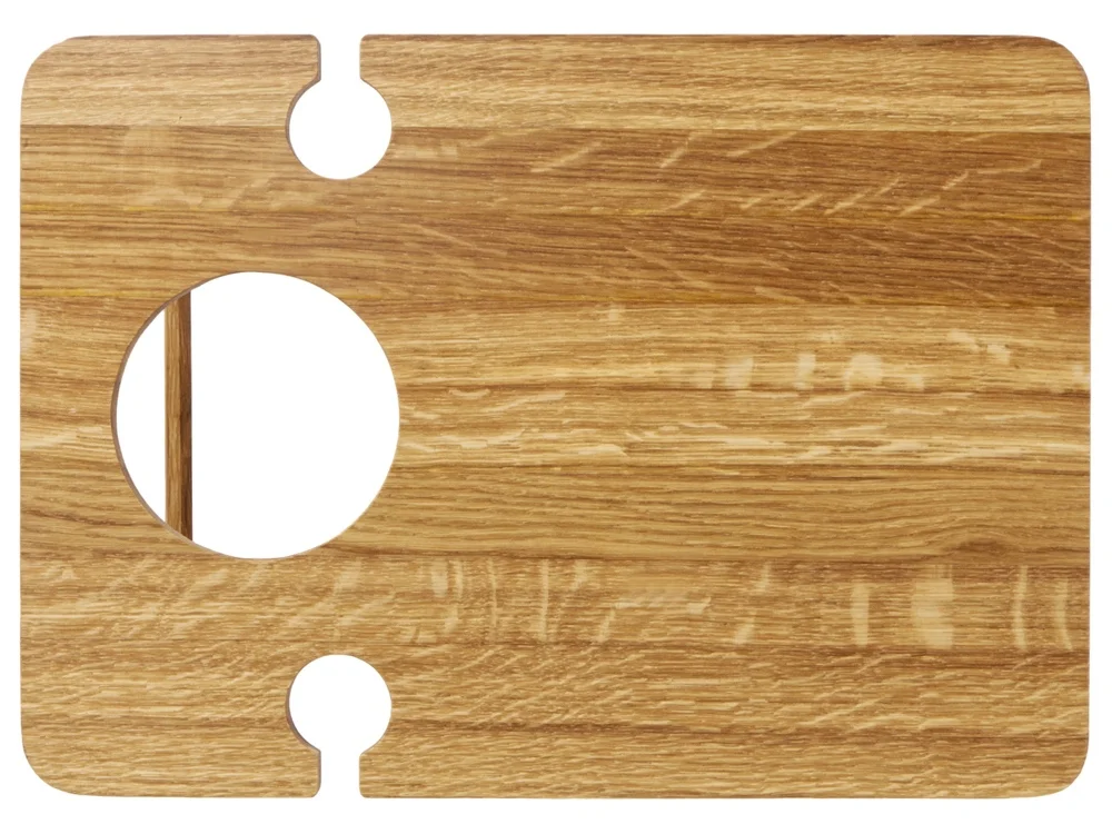 Складной столик из дуба Snack&Wine натуральный коричневый - фото 5