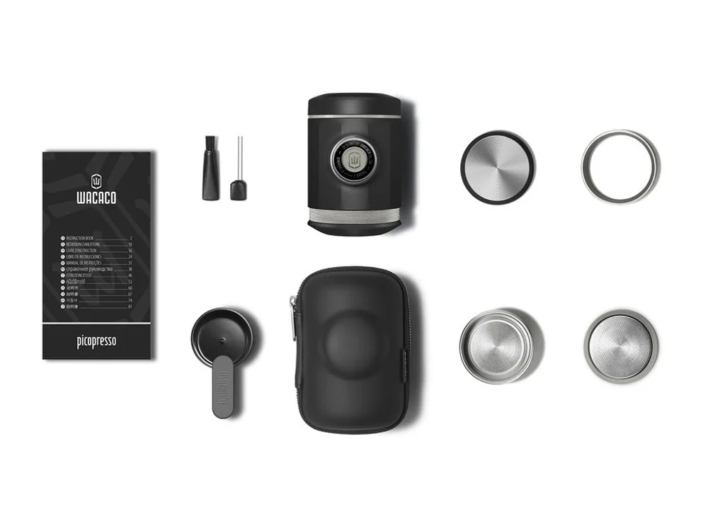 Ручная портативная кофемашина Picopresso для молотого кофе черный 80 мл - фото 4