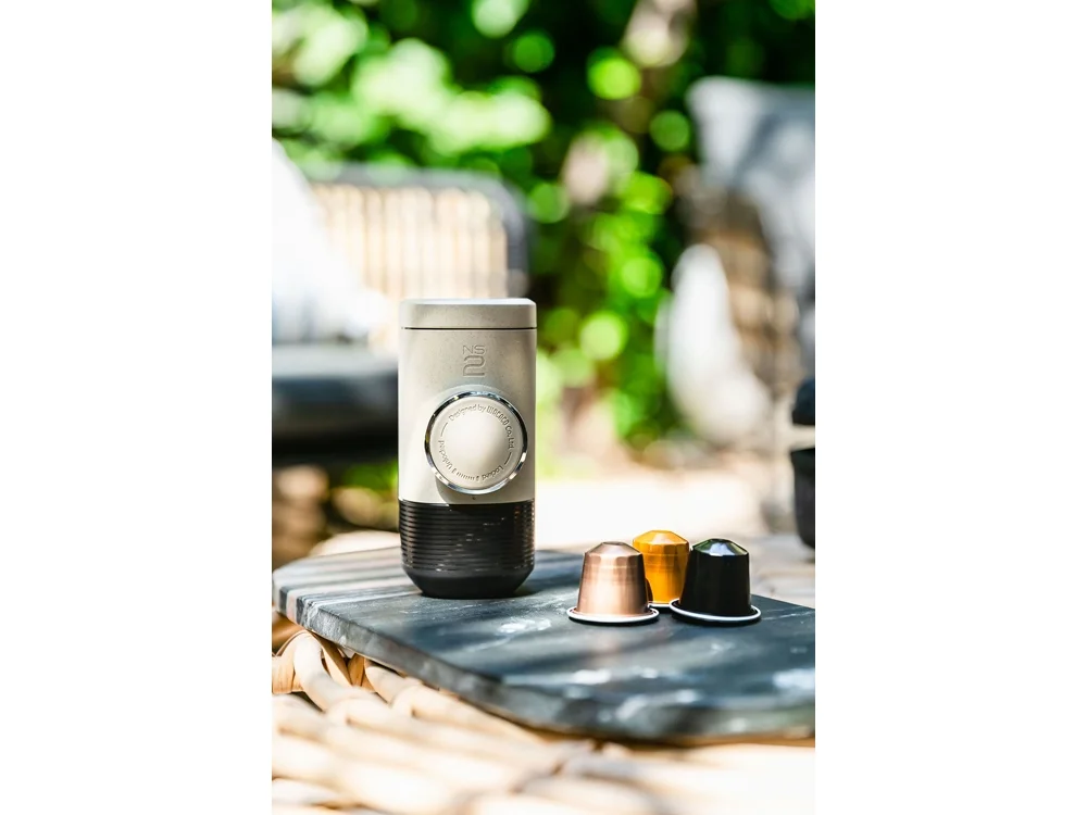 Портативная эспрессо кофемашина Minipresso NS2 капсульная песочный 80 мл - фото 2