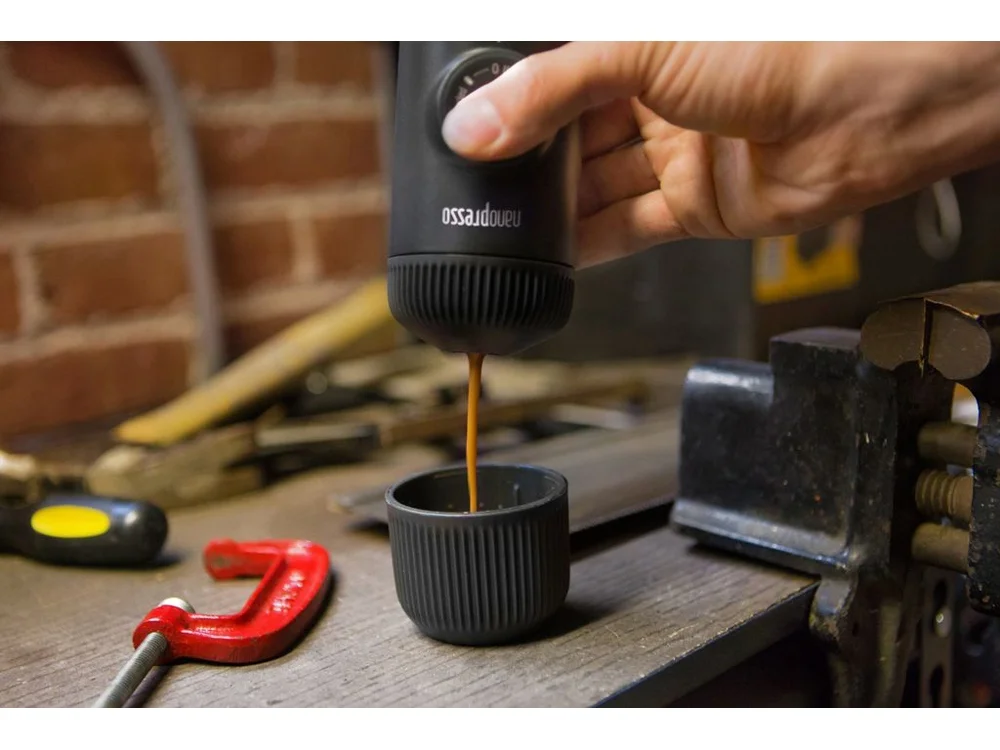 Ручная мини кофемашина Nanopresso черный 80 мл - фото 5