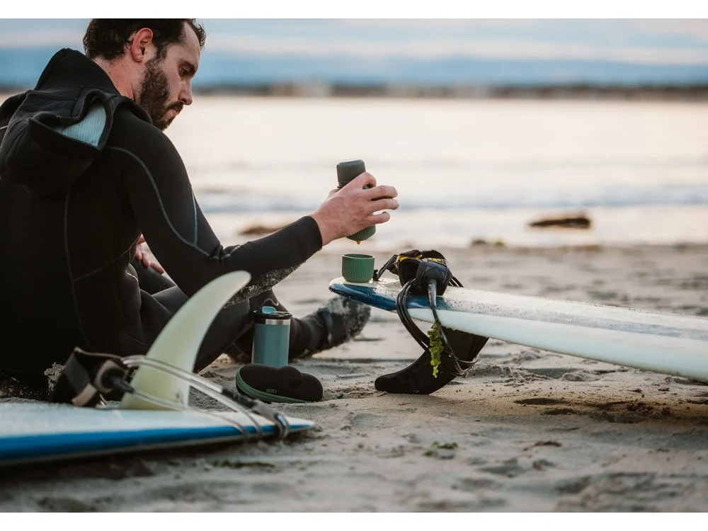 Ручная мини кофемашина Nanopresso Elements зеленый 80 мл - фото 4