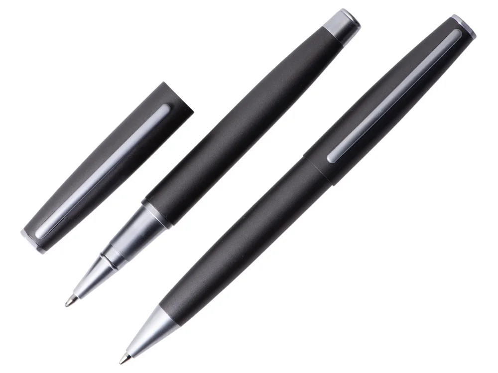 Подарочный набор ручек Roosevelt: шариковая и роллер оружейная сталь - фото 2