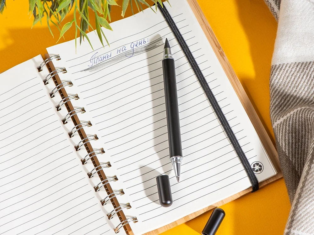 Металлическая ручка и вечный карандаш Van Gogh черный - фото 8