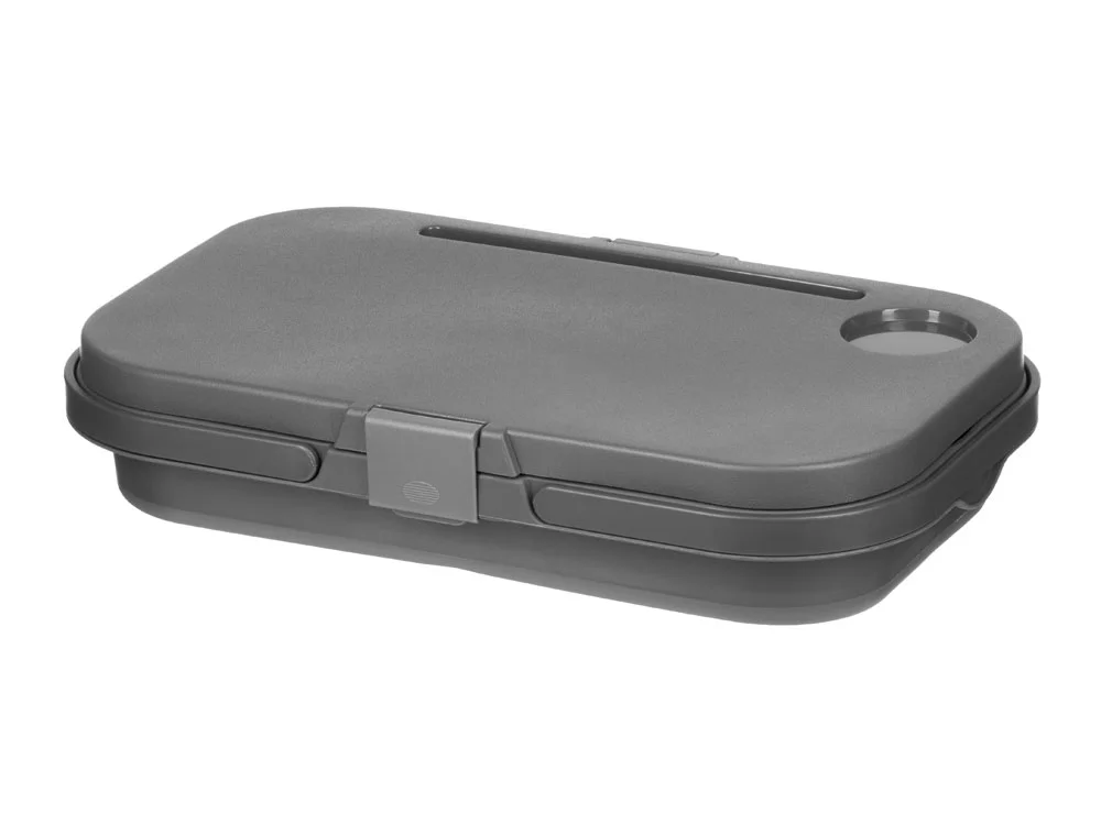 Складная корзинка для пикника со столиком Flod темно-серый - фото 3