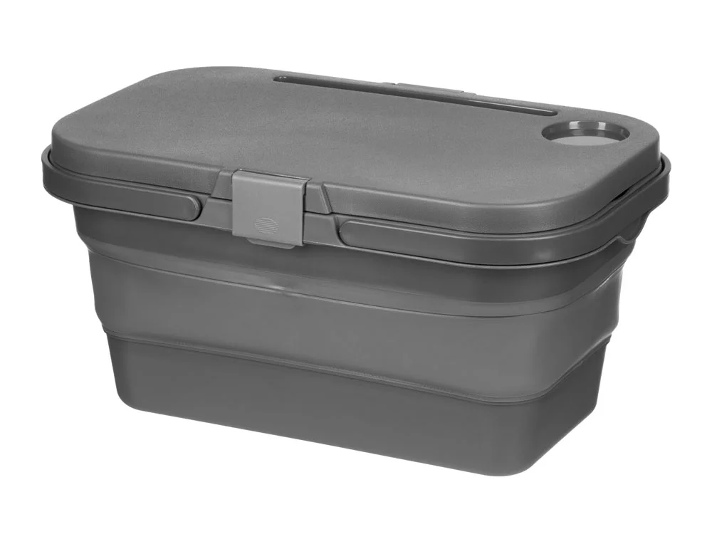 Складная корзинка для пикника со столиком Flod темно-серый - фото 4